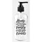 Home is where you treat your friends like family and your family like friends 8 oz Glass Soap Dispenser